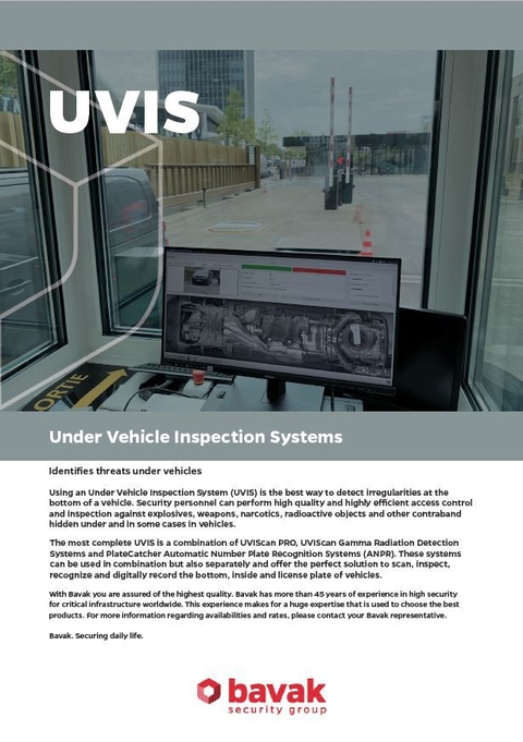 Under Vehicle Inspection System (UVIS) - brochure available