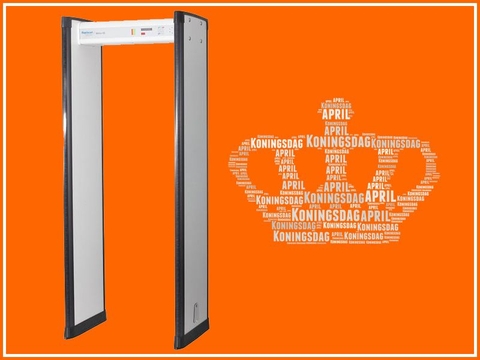 Rent your metal detection gate for King's Day!