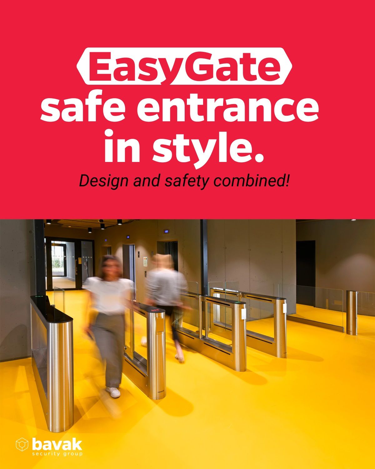 Access control in a compact pedestrian enterance gate