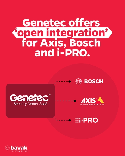 Genetec offers 'open integration' for Axis, Bosch and i-PRO